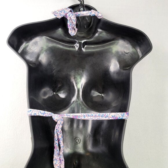 Eberjey Marimar Lennon Halter Bikini Top Floral Multi Small - Picture 3 of 6